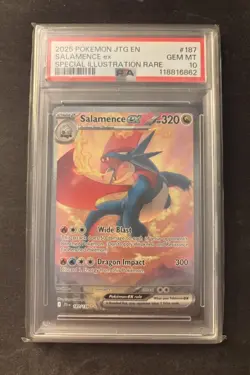 Salamence EX 187/159 SIR Journey Together JT Pokemon PSA 10 English 🔥🔥🔥 - Image 1