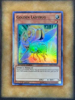 Yugioh Golden Ladybug SBTK-EN022 Speed Duel Super Rare 1st Ed NM - Image 1