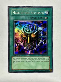 YuGiOh! Mask of the Accursed - LON-019 - 1st Edition - Super Rare - Image 1