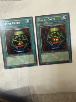 YUGIOH POT OF GREED LOB-119 UNLIMITED & SYE-040 1ST EDITION ACTUAL PICS NM - Image 5