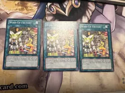 Wind-Up Factory (3x) TU08-EN016 Common Unlimited MP Yugioh - Image 1