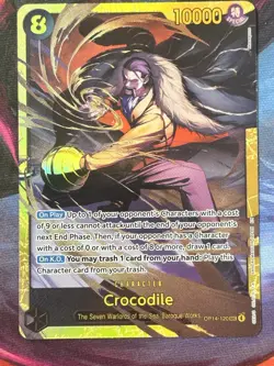 Crocodile - OP14-120 Sec The Azure Sea's Seven Op14 One Piece Tcg - Image 1