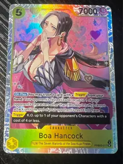 One Piece TCG PRB02-017 (Boa Hancock) NM Foil - Image 1