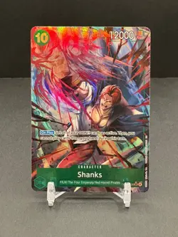 Shanks Alt Art Super Rare - Carrying On His Will #OP13-028 SR One Piece TCG - Image 1