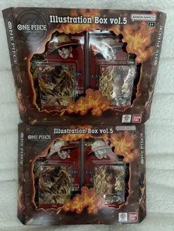 One Piece Illustration Box Vol. 5 New Factory Sealed English 2 Boxes - Image 1
