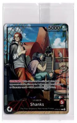 Shanks (2025 PSA Magazine Promo) OP09-001 One Piece Promo Foil NM SEALED - Image 1