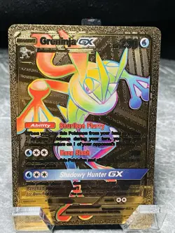 Greninja GX 135/131 Gold Display Card Pokemon TCG - Image 1