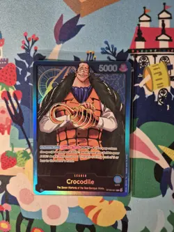 One Piece Card Game Crocodile - ST03-001 - Leader - English - Near Mint - Image 1