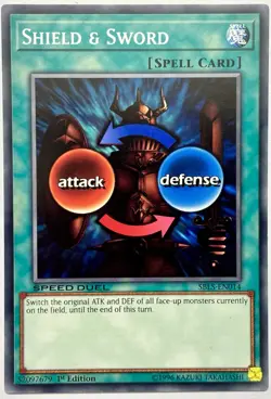 SBLS-EN014 Shield & Sword - Common 1st Edition Near Mint YuGiOh Card - Image 1
