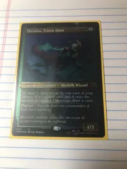 MTG English Thrasios, Triton Hero (Foil Etched) NM Foil Commander Legends - Image 1