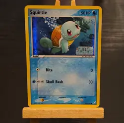 Pokemon Squirtle Card 63/100 EX Crystal Guardians Stamped - Image 1