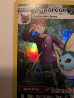 Pokemon Vaporeon TCG Full Art Ultra Rare Holo Card Brilliant Stars TG02/TG30 - Image 5