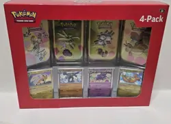 Pokemon 151 4 Mini Tins + 4 Promo Cards Sams Club PACK 2 - ready to ship - Image 2