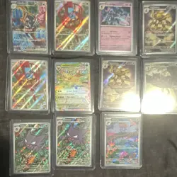 Pokemon TCG Holo Lot 11 Cards - Riolu, Leafeon, Alakazam, Ceruledge, Gloom - Image 1