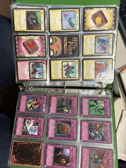 Vintage Yugioh Card Lot AND HARRY POTTER CARDS! OLD BINDER FROM A STORAGE UNIT!! - Image 1