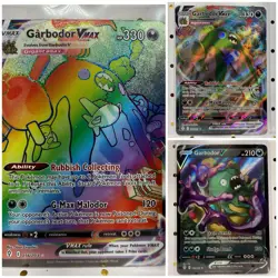 Mint Garbodor V / VMAX 7 Cards Pokemon TCG Darkness Ablaze Full Art Lot - Image 1
