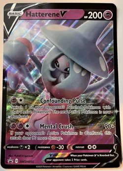 Pokemon TCG - Hatterene V SWSH55 - JUMBO Card - Image 1