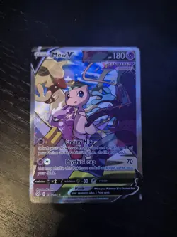 Pokemon TCG Fusion Strike Mew v 251/264 English Card Alternative Art - Image 1