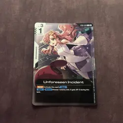 Gundam Card Game | Unforseen Incident ST01-014 | Tournment Participation Promo - Image 1