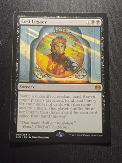 Lost Legacy MTG Magic The Gathering Kaladesh Rare Card Near Mint NM - Image 1