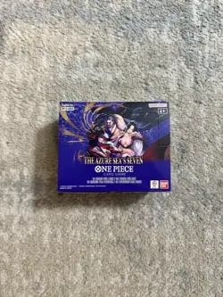 ONE PIECE CARD GAME THE AZURE SEA'S SEVEN BOOSTER BOX OP14 ENGLISH UNSEALED - Image 1
