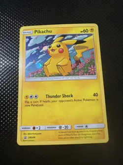 Pokemon Card TCG - Pikachu SM206 Black Star Promo Sun & Moon Promo - Image 1