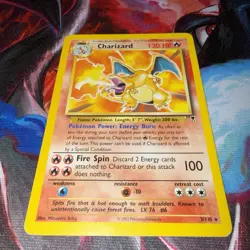 Charizard 3/110 WotC Legendary Collection Non-Holo 2002 Pokemon Card - Image 3