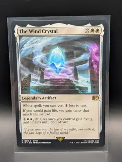 MTG - The Wind Crystal - Non-Foil - Legendary Artifact - FIN #43 - Rare - NM - Image 1