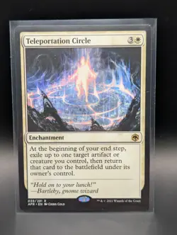 MTG - Teleportation Circle - Enchantment - AFR #39 - Rare - NM - Image 1