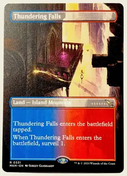 MTG Thundering Falls (Borderless)-Murders at Karlov Manor NM-M - Image 1