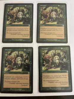 MTG Magic the Gathering Overrun Odyssey LP - Image 1