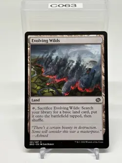 Evolving Wilds (261) The Brothers' War BRO MTG Magic - Image 1