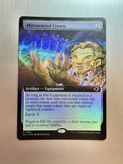 Mirrormind Crown - 381 - MTG: Lorwyn Eclipsed - Extended Art - Rare - FOIL - Image 1