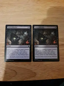 MTG - 2x Grim Affliction - Modern Masters 2 - Image 1