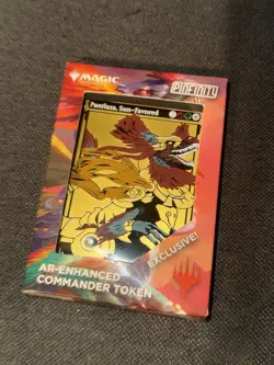 Pinfinity Magic The Gathering AR Enhanced Commander Token - Pantlaza Sun-Favored - Image 1