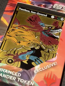 Pinfinity Magic The Gathering AR Enhanced Commander Token - Pantlaza Sun-Favored - Image 3