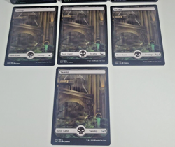 MTG Full Art Swamp x7 (3 Foil) Streets of New Capenna 277/281 NM/VLP - Image 3