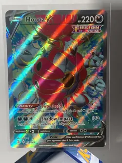 Pokemon TCG Hoopa V (Full Art) Ultra Rare SWSH08: Fusion Strike 253/264 NM - Image 1