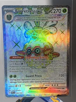 Forretress ex 230/193 Ultra Rare Pokemon SV02: Paldea Evolved Near Mint English - Image 1