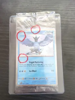 Articuno 032/159 SEALED STAMPED SWIRL HOLO BLEED Holiday Calendar Pokemon TCG - Image 1