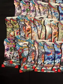 Pokemon TGC Scarlet And Violet Assortment Lot Booster Packs Lot Of 77 - Image 3