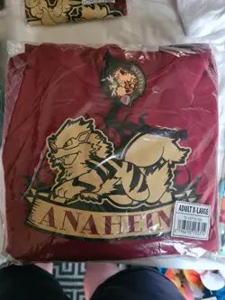 Pokemon World Championship Anaheim 2025 Arcanine Hoodie XL Rockabilly - Image 1