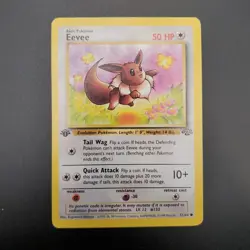 Pokemon TCG Eevee Jungle 1st Edition LP Base Set 51/64 - Image 2