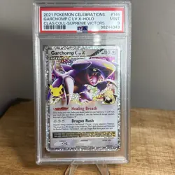 Pokemon 2021 TCG Garchomp C LV.X 145/147 Supreme Victors PSA 9 MT Holo Rare - Image 1