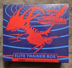 2020 Pokemon Sword & Shield Darkness Ablaze Sealed Elite Trainer Box - Image 1