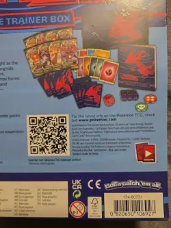 2020 Pokemon Sword & Shield Darkness Ablaze Sealed Elite Trainer Box - Image 4