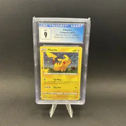 Pokemon TCG Pikachu 25th Anniversary SWSH039 Holo Promo General Mills CGC 9 - Image 1