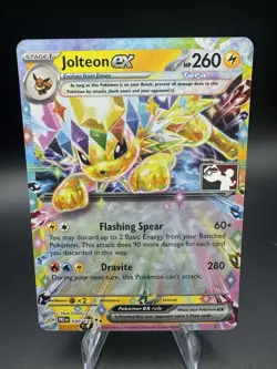 Prismatic Jolteon ex 030/191 Pokemon Play! Prize Pack Series 7 Stamp Pack Fresh - Image 1