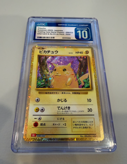 Pikachu Japanese Classic Collection Holo 008/032 CGC Pristine 10 - Image 1