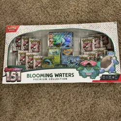 Pokemon TCG Scarlet & Violet 151 Blooming Waters Premium Collection Box Sealed - Image 1